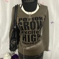 grunge mcbling punk 平成ギャル お兄系 激カワロゴニット