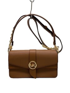 MICHAEL KORS◆2WAYクロスボディバッグ/ショルダーバッグ/レザー/BRW/30H1GGRL2L