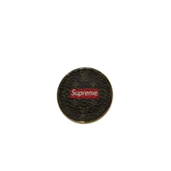 Louis Vuitton×Supreme MP2076 19091899248410 17AW ピンバッチ メンズ ブラウン -