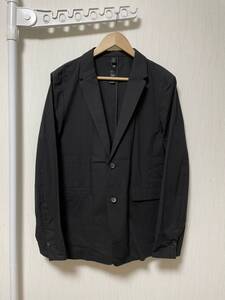 美品☆[wjk] 16SS 定価41,800 VERY LIGHT JACKET コットンストレッチ ライトテーラードジャケット XL ブラック 2839-cs28d