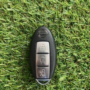 送料無料 日産　純正　スマートキーレス　リモコン　鍵　3ボタン　BPA0B-22 クリック感有　セレナ　エルグランド等　□1167