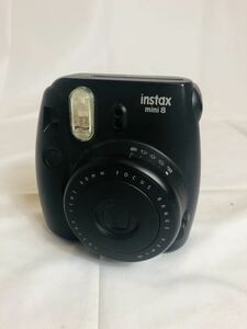 動作未確認　FUJIFILM 富士フィルム チェキ INSTAX mini 8 インスタントカメラ　ブラック