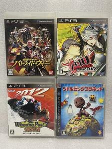 PS3 ゲームソフト リトルビッグプラネット ウイニングポスト7 2012 仮面ライダー バトライド ウォー ペルソナ4 マヨナカアリーナ まとめ