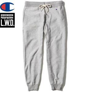 □ 新品 タグ付き Champion チャンピオン REVERSE WEAVE SWEAT PANT スウェットパンツ グレー M C3-N290 Polypropylene L.W.D. パンツ □