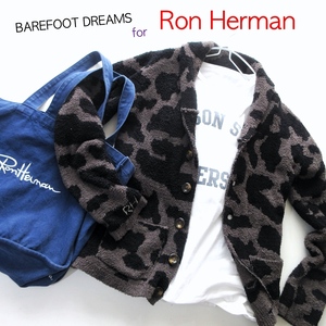 【ベアフットドリームズ】Ron Herman ロンハーマン 別注 ショールカラー カーディガン!! （軽量 保温 マイクロファイバー）