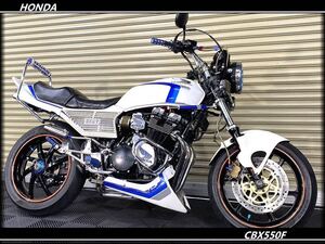 ★CBX550F★PC04★お得な車検丸々2年付き！★プロアーム仕様で走行性能抜群！★プリティーレーシングマフラー★フルカスタムで決まった1台