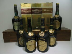 6本セット ヘネシー ナポレオン Hennessy NAPOLEON 700-750ml コニャックブランデー 未開栓 古酒 まとめて 1円スタート 箱×3/6-11-10