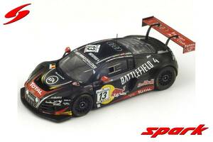 ■限定500pcs. スパークモデル 1/43 2013 アウディR8 LMS ウルトラ #13 スパ24h