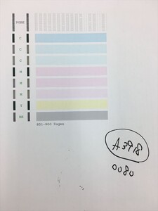 【A3918】プリンターヘッド ジャンク 印字確認済み QY6-0080 CANON キャノン PIXUS MG5230 MG5330 iP4930 MX883 MX893 iX6530