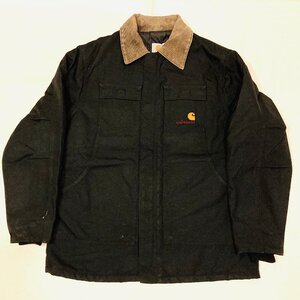 Carhartt　カーハート　ダック カバーオール ライニング ジャケット コート ブラック　ビッグシルエット