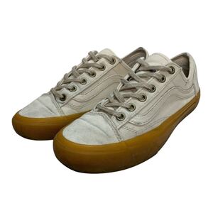 J881Y VANS バンズ ズ STYLE 36 DECON SF スタイル 36 デコン サーフ ディコン ユニセックス 24cm ホワイト キャンバス