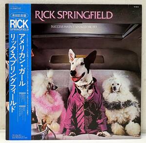 AJ78409▲帯付 RICK SPRINGFIELD/Success Hasn