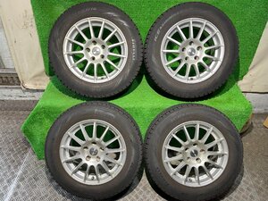 Weds IRVINE 16インチ 7.0J +48 PCD112 5H【205/65R16】PIRELLI 2017年製 6分山 冬 スタッドレスタイヤ付4本セット！ガリキズなし