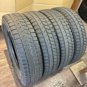 スタッドレス145/80R12 4本／BS VRX3 7分〜9分 送料込14100円〜 G4739-32