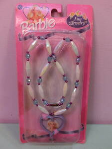 バービー 1996年 ビンテージ ジュエリー ネックレス 未開封◆Barbie Fun Jewelry ファンシー ピンク VINTAGE ラベンダー