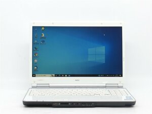 中古/15.6型/ノートPC/Windows10/SSD128GB/4GB/i5-M430/NEC　LL750/W /BD-RE/新品無線マウス/HDMI/USB3.0/テンキー/Office搭載