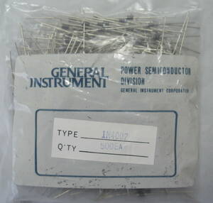 GENERAL INSTRUMENT/IN4002/1A整流ダイオード500本1口新品元封品!!1029