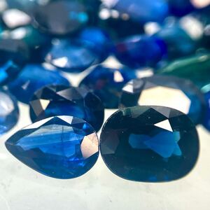 1円〜!!◆サファイアおまとめ50ct◆d 約10g ルース 裸石 宝石 Sapphire コランダム jewelry ジュエリー ブルー w3い11