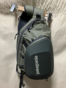 美品 patagonia ステルスアトムスリング 8L 廃番希少品 フィッシング バッグ ワンショルダー ストームフロント トラウト SP19