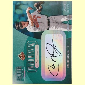 ◆Cal Ripken Jr. 【31/83 Auto card】2001 Donruss Signature Award Winning Signatures ◇検索：カル・リプケン 