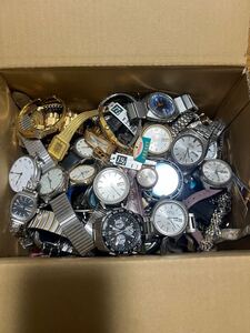 ★100円スタート★約100点 セイコー・シチズン・カシオ 海外ブランド他 SEIKO・CITIZEN・CASIO 大量腕時計 まとめ売り ジャンク 3kg以上