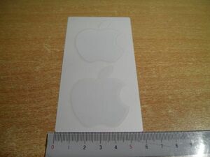 ◆月末大特価◆Apple 純正ロゴシール iPhone 4/4S の付属品 2枚SET