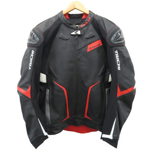 RS TAICHI アールエスタイチ RSJ832 GMXアロー レザージャケット ブラック系 3XL [240101261905] バイクウェア メンズ