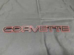 送料無料！シボレー コルベット CORVETTE C4 前期 純正 リアバンパー 用 エンブレム USED 評価100%！本人確認済！