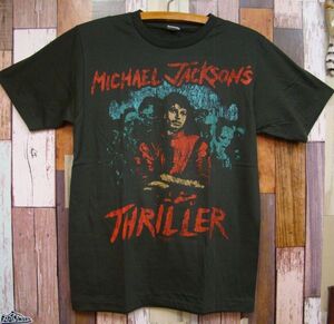 【送料無料】2XL★新品マイケルジャクソン【THRILLER】スリラー★Tシャツ★YOU着★ビンテージスタイル