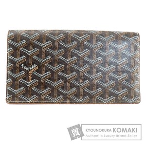 GOYARD ゴヤール ヘリンボーン柄 長財布（小銭入れあり） コーティングキャンバス レディース 中古