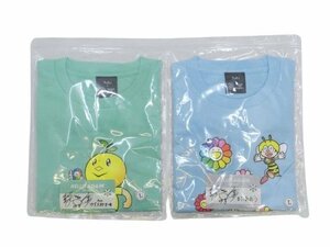 【未使用】ゆず×村上隆 Tシャツ 2点セット サイズL ゆず太郎 YUZUBEE Tonari no Zingaro [C127U563]