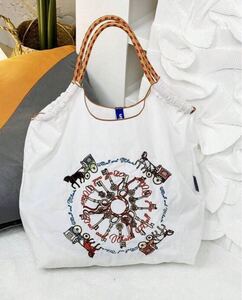 乗馬 馬 馬車 Ball＆Chain バッグ 白 Mサイズ 新品