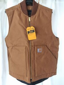 カーハート ダックベスト CARHARTT DUCK VEST サイズM（アメリカンサイズ）