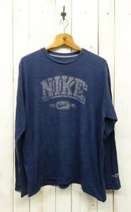 BIG KING OVER SIZE ＊NIKE ナイキ　 ＊L/S T-shirts 長袖　ロンT 　ロングスリーブTシャツT ＊お色　ネイビー系 ＊袖リブ仕様　 