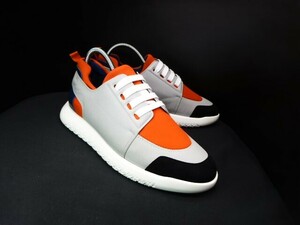 ◆本物保証◆エルメス/HERMES◆メンズ◆約15万円◆ヴィテス/バウンシング/スニーカー/シューズ/革/靴/27㎝前後★☆美品(着用わずか)☆★