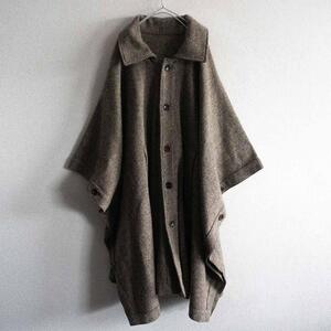 【フランス製】ANATOMICA【DONEGAL TWEED CAPE】 ドネガルツイードケープ アナトミカ 2410653