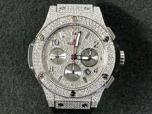 HUBLOT ウブロ　ビッグバン　フルダイヤ　全面ダイヤ　パヴェダイヤ　本物　個人出品