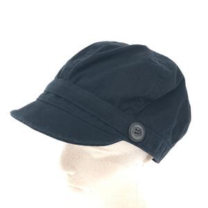 未使用品◆TOMMY HILFIGER トミーヒルフィガー キャスケット ◆ ブラック コットン レディース 帽子 ハット hat 服飾小物