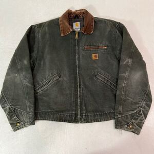 サイズGOOD・雰囲気◎ Carhartt カーハート　J97 MOS Detroit Jacket USA製　デトロイトジャケット　Lサイズ 雰囲気抜群 古着 ダック