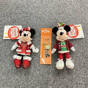 ディズニーランド限定土産? CHRISTMAS 2016 ぬいぐるみ ミッキー ミニー HALLOWEEN 2016 キーホルダー 管2967