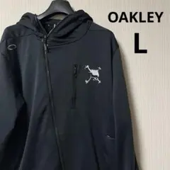 y2k oakley オークリー ジップパーカー スカル 変形 ゴルフ