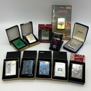 1円～/未使用/保管品/ZIPPO/ジッポー/LIMITED EDITION/etc.../ケース付/11点セット/まとめ/ライター/煙草/コレクション/ジャンク/W105