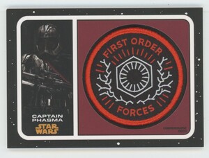 【CAPTAIN PHASMA】2019 TOPPS Star Wars Journey to The Rise of Skywalker Commemorative Patches #PCPFO /キャプテン・ファズマ