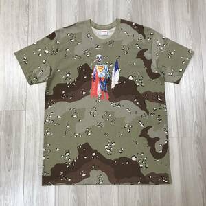 XL SUPREME Skeleton Tee superman camo chocolatechipスーパーマン スケルトン スカル カモフラ 迷彩 デザートカモ チョコチップ Tシャツ