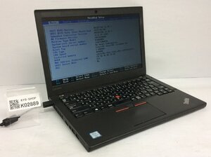 ジャンク/ LENOVO 20F5A2XA00 ThinkPad X260 Intel Core i3-6006U メモリ4.1GB ストレージ無し 【K02889】