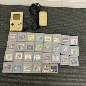 Q425-K22-6741 NINTENDO 任天堂 ニンテンドー GAMEBOY ゲームボーイ まとめ 本体 DMG-01 通電OK/ソフト 30点 桃太郎電鉄 ドンキーコング 他