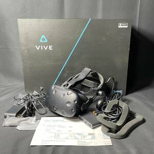 HTC VIVE VR ヘッドマウントディスプレイ VRゴーグル 本体 ケーブルのみ 箱付き 