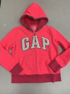 ★ＧＡＰ★新品★ロゴパーカー★１６０★フリース★ピンク★ギャップ★正規店★ジップアップ★人気のタイプ21★3-1