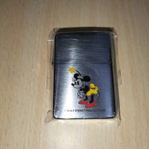 未使用　ZIPPO Walt Disney Productions ミニー　ミッキーマウス 1980年 ジッポー ディズニー ヴィンテージ ビンテージ ジッポ　ジッポー