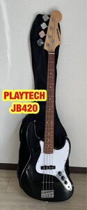 PLAYTECH JB420 エレキベース ブラック エレキベース ベース Bass